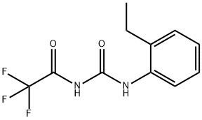 N-(2-ethylphenyl)-N'-(trifluoroacetyl)urea 结构式