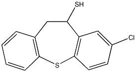 8-chloro-10,11-dihydrodibenzo[b,f]thiepin-10-yl hydrosulfide 结构式