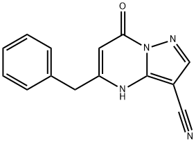 5-benzyl-7-oxo-4,7-dihydropyrazolo[1,5-a]pyrimidine-3-carbonitrile 结构式