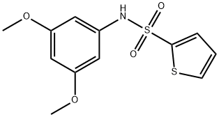 N-(3,5-dimethoxyphenyl)-2-thiophenesulfonamide 结构式
