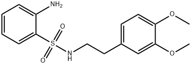 2-amino-N-[2-(3,4-dimethoxyphenyl)ethyl]benzenesulfonamide 结构式