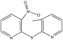 3-nitro-2-[(3-methylpyridin-2-yl)thio]pyridine 结构式