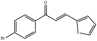 1-(4-bromophenyl)-3-(2-thienyl)-2-propen-1-one 结构式