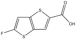 5-fluorothieno[3,2-b]thiophene-2-carboxylic acid 结构式