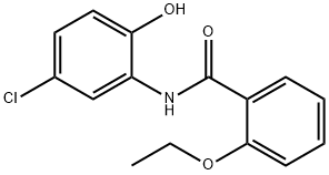 N-(5-chloro-2-hydroxyphenyl)-2-ethoxybenzamide 结构式