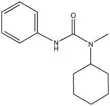 N-cyclohexyl-N-methyl-N'-phenylurea 结构式