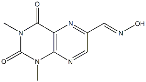1,3-dimethyl-2,4-dioxo-1,2,3,4-tetrahydro-6-pteridinecarbaldehyde oxime 结构式