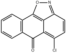 5-chloro-6H-anthra[1,9-cd]isoxazol-6-one 结构式