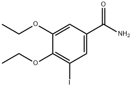 3,4-diethoxy-5-iodobenzamide 结构式