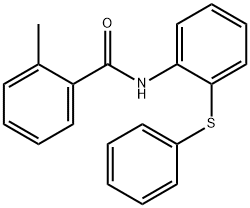 2-methyl-N-[2-(phenylsulfanyl)phenyl]benzamide 结构式