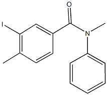 3-iodo-N,4-dimethyl-N-phenylbenzamide 结构式