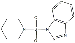 1-(1-piperidinylsulfonyl)-1H-1,2,3-benzotriazole 结构式