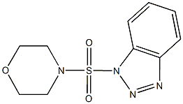 1-(4-morpholinylsulfonyl)-1H-1,2,3-benzotriazole 结构式