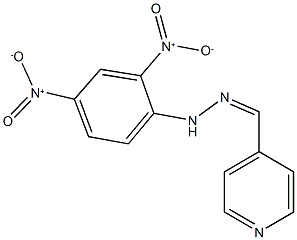 isonicotinaldehyde {2,4-dinitrophenyl}hydrazone 结构式