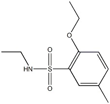 2-ethoxy-N-ethyl-5-methylbenzenesulfonamide 结构式