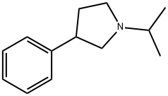 1-isopropyl-3-phenylpyrrolidine 结构式