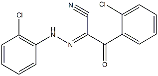 3-(2-chlorophenyl)-2-[(2-chlorophenyl)hydrazono]-3-oxopropanenitrile 结构式