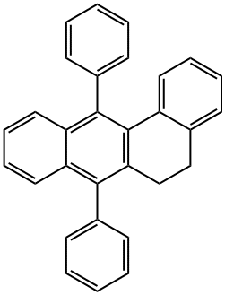7,12-diphenyl-5,6-dihydrobenzo[a]anthracene 结构式