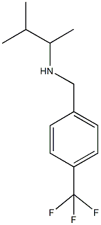 N-(1,2-dimethylpropyl)-N-[4-(trifluoromethyl)benzyl]amine 结构式