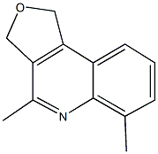 4,6-dimethyl-1,3-dihydrofuro[3,4-c]quinoline 结构式