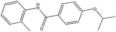 4-isopropoxy-N-(2-methylphenyl)benzamide 结构式