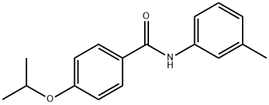 4-isopropoxy-N-(3-methylphenyl)benzamide 结构式