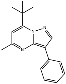 7-tert-butyl-5-methyl-3-phenylpyrazolo[1,5-a]pyrimidine 结构式