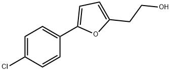 2-[5-(4-chlorophenyl)-2-furyl]ethanol 结构式