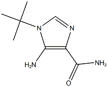5-amino-1-tert-butyl-1H-imidazole-4-carboxamide 结构式
