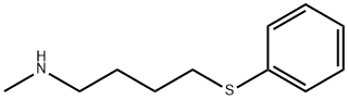 N-methyl-N-[4-(phenylsulfanyl)butyl]amine 结构式
