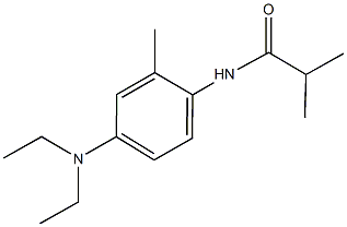 N-[4-(diethylamino)-2-methylphenyl]-2-methylpropanamide 结构式