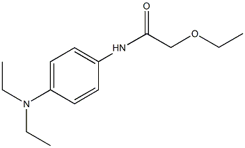 N-[4-(diethylamino)phenyl]-2-ethoxyacetamide 结构式