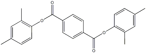 bis(2,4-dimethylphenyl) terephthalate 结构式