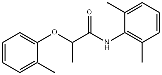 N-(2,6-dimethylphenyl)-2-(2-methylphenoxy)propanamide 结构式