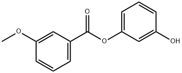 3-hydroxyphenyl 3-methoxybenzoate 结构式