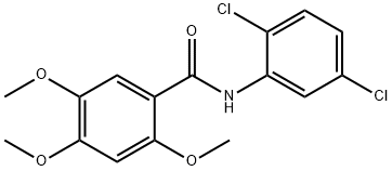 N-(2,5-dichlorophenyl)-2,4,5-trimethoxybenzamide 结构式