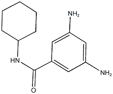 3,5-diamino-N-cyclohexylbenzamide 结构式