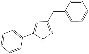 3-benzyl-5-phenylisoxazole 结构式