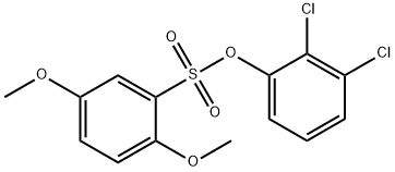 2,3-dichlorophenyl 2,5-dimethoxybenzenesulfonate 结构式