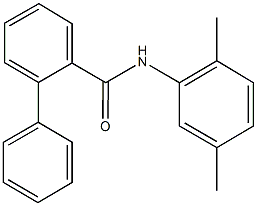 N-(2,5-dimethylphenyl)[1,1'-biphenyl]-2-carboxamide 结构式