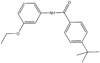 4-tert-butyl-N-(3-ethoxyphenyl)benzamide 结构式