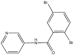 2,5-dibromo-N-(3-pyridinyl)benzamide 结构式