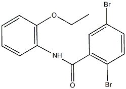 2,5-dibromo-N-(2-ethoxyphenyl)benzamide 结构式