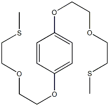 1,4-bis{2-[2-(methylsulfanyl)ethoxy]ethoxy}benzene 结构式