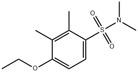 4-ethoxy-N,N,2,3-tetramethylbenzenesulfonamide 结构式