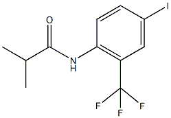 N-[4-iodo-2-(trifluoromethyl)phenyl]-2-methylpropanamide 结构式