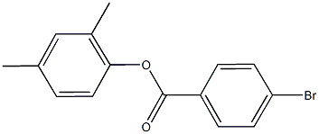 2,4-dimethylphenyl4-bromobenzoate 结构式