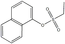1-naphthyl ethanesulfonate 结构式