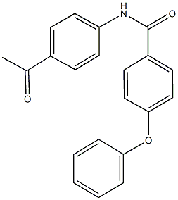 N-(4-acetylphenyl)-4-phenoxybenzamide 结构式