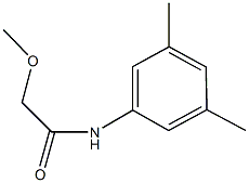 N-(3,5-dimethylphenyl)-2-methoxyacetamide 结构式